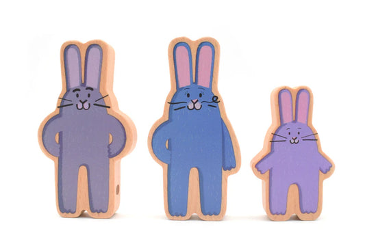 شخصيات مصنوعة من الخشب – أسرة أرنوب