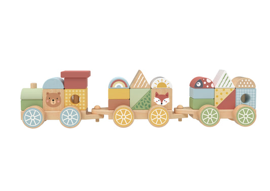 Wooden Stacking Train