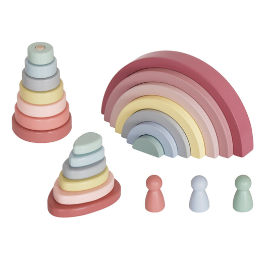 Montessori Stacking Set -Pink