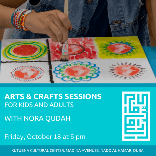 the arts & crafts sessions for kids and adults